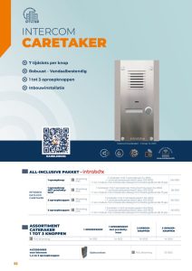 Caretaker intercom
