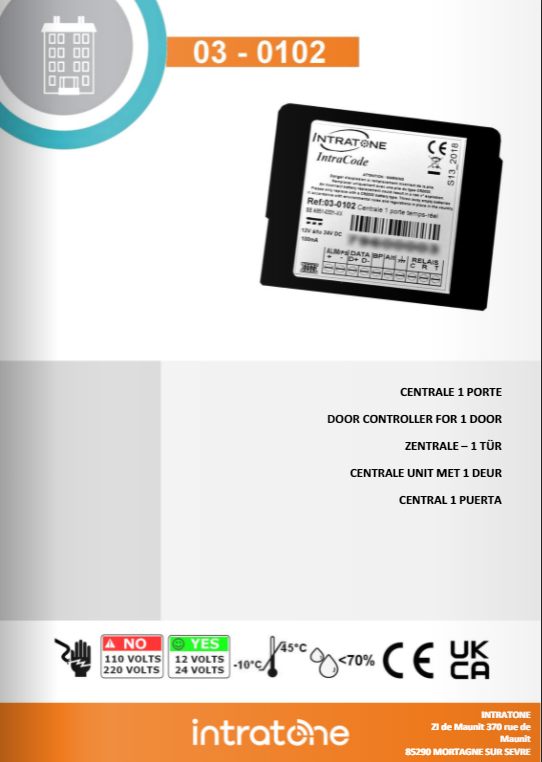 1 Deur centrale unit