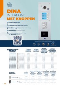 Dina met knoppen inbouw