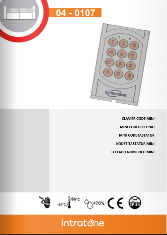 Code Toetsenbord MINI